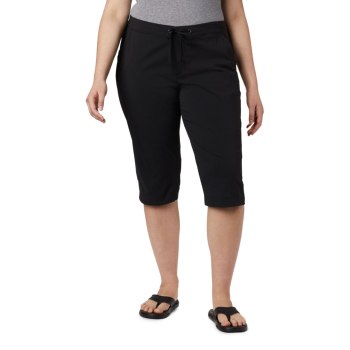 Dámské Kalhoty Columbia Anytime Outdoor Capri Plus Sizes Černé DOCHMY608